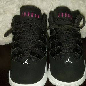 Sold!!! Jordans Black and Pink new with box